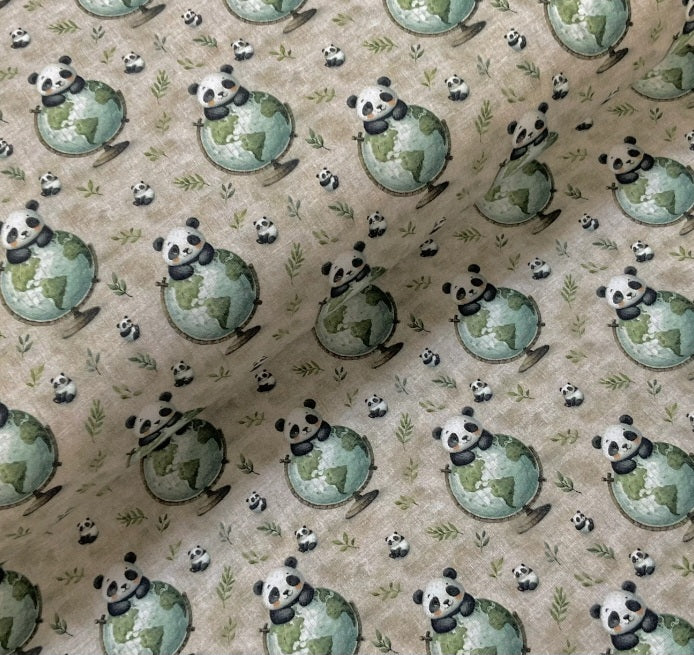 Panda world romper