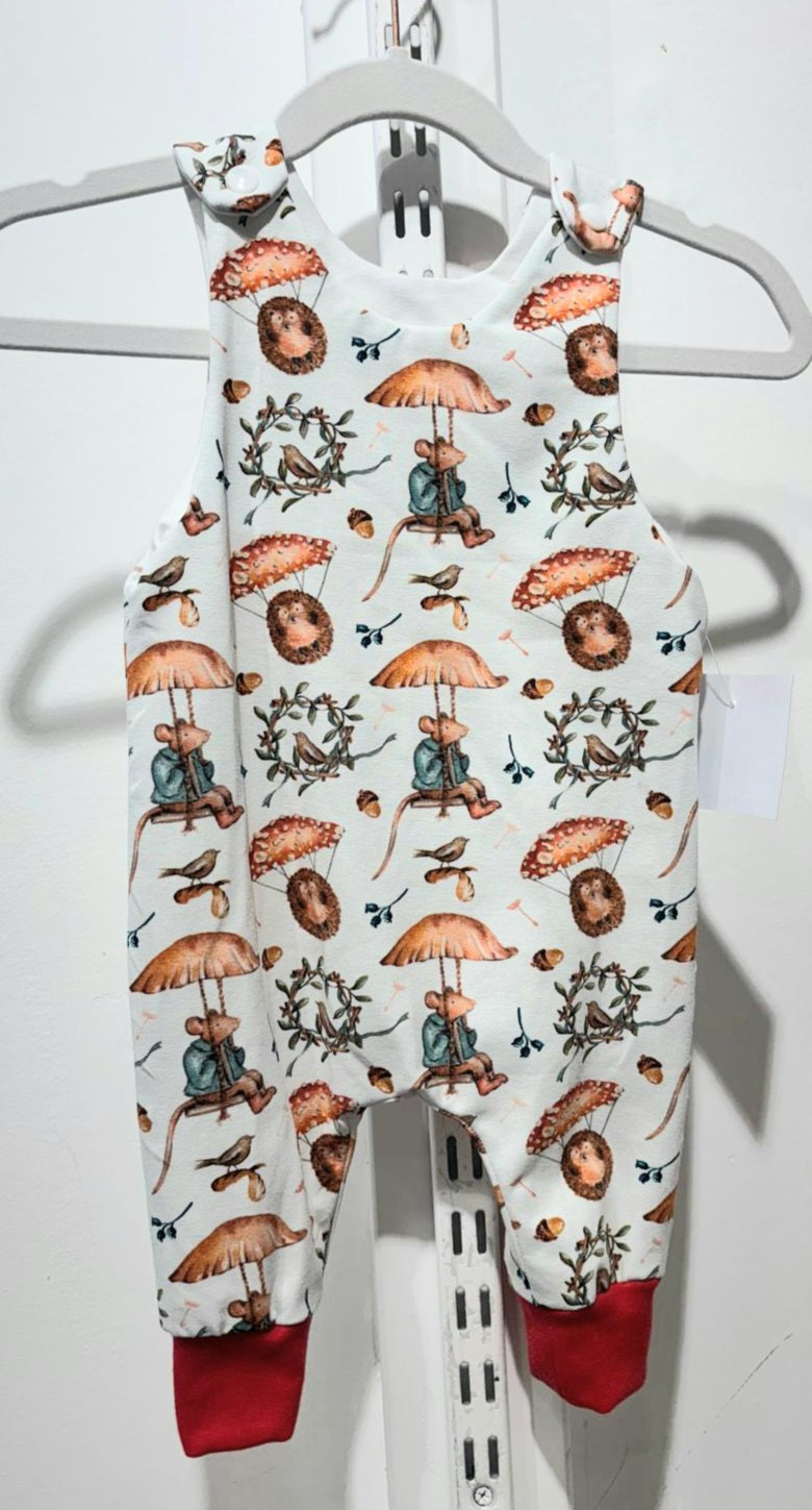 High flying mouse romper