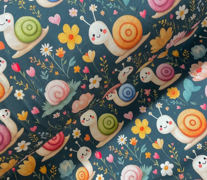 Happy snail romper