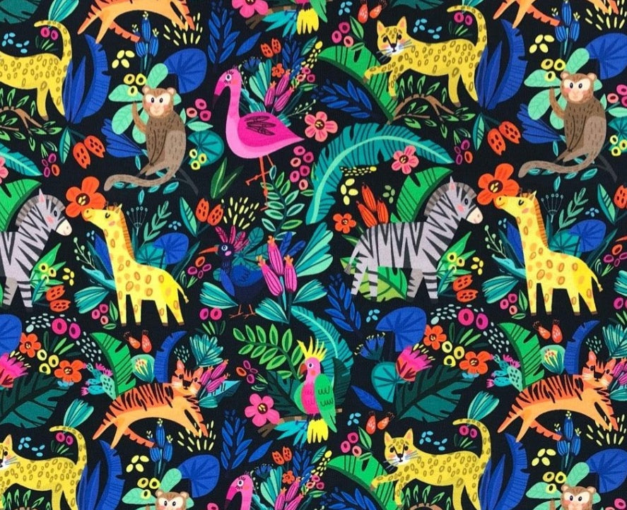 Colourful rainforest romper