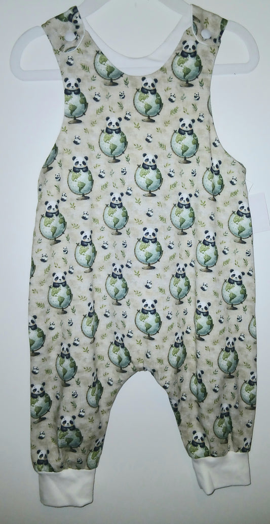 Panda world romper