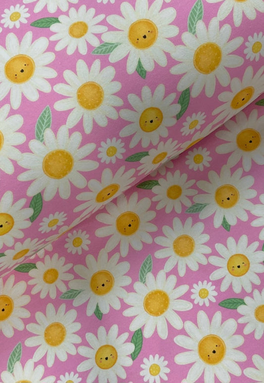 Pink daisy jumper