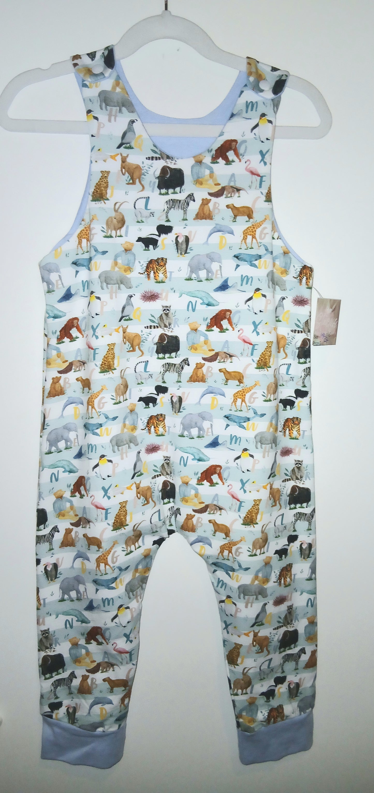 Alphabet animal romper