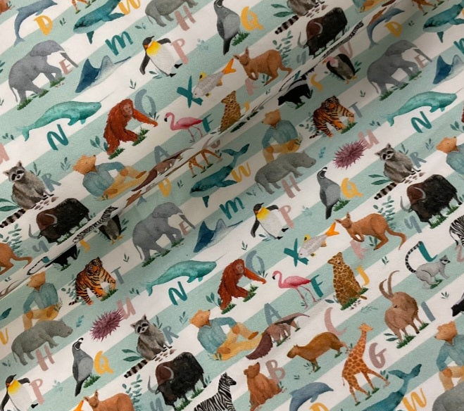 Alphabet animal romper